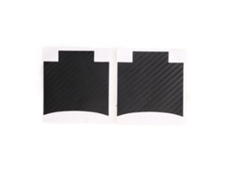 2pcs Adesivo De Fibra De Carbono Capa Frontal Protetor Anti-risco Para Capô De Carro Rc A86