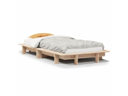 Cama Sem Colchão 90x190 Cm Madeira de Pinho Maciça MAISON EXCLUSIVE