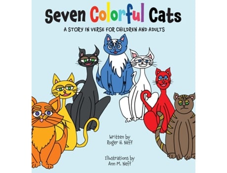 Livro Seven Colorful Cats de Neff, Roger et al. (Inglês)