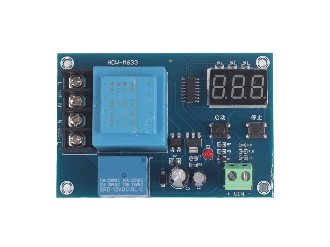 Controlador de Carregamento Bateria S/MARCA Placa de Proteção com Interruptor