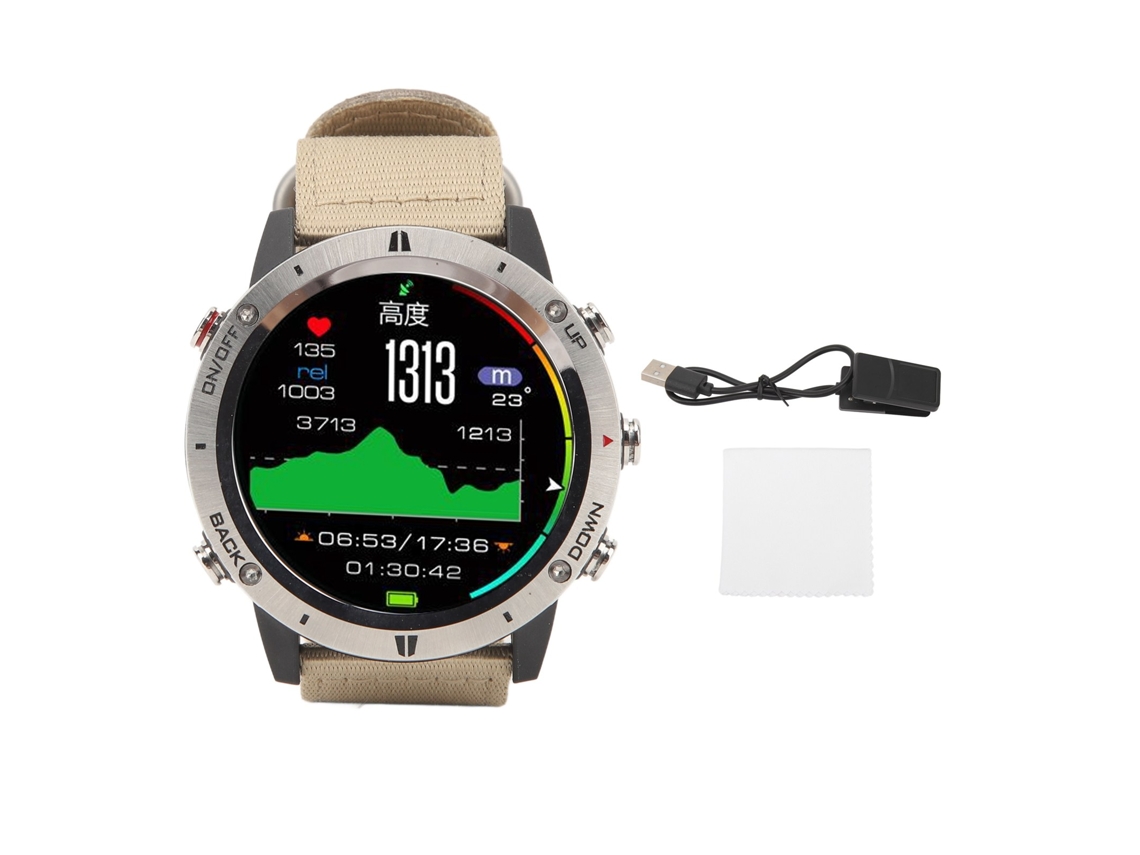 Relógio Inteligente Masculino Bluetooth 4.0 Ip68 Monitor Cardíaco 50m