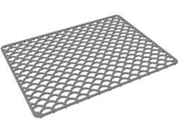 Tapete de silicone para Pia Cozinha, de proteção, com furos de drenagem, resistente ao calor até 500°C.