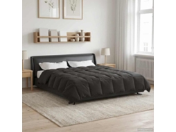 Vidaxl Duvet De Ano Inteiro 200 X 220 Cm 4 Estações Antracite