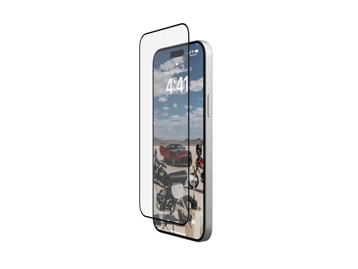 Conjunto de Película de Ecrã Protetor Ecrãcapa Telemóveis para iPhone 15 Plus URBAN ARMOR GEAR Vidro Temperado Transparente (1un)