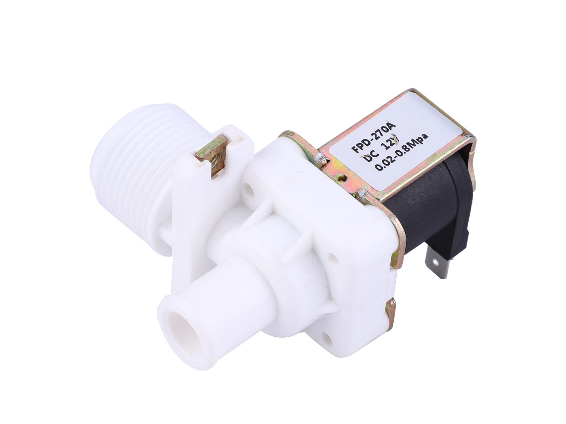 Válvula Eletromagnética De Água Laxiscreed 12v Dc G3/4 Para Máquinas De Lavar