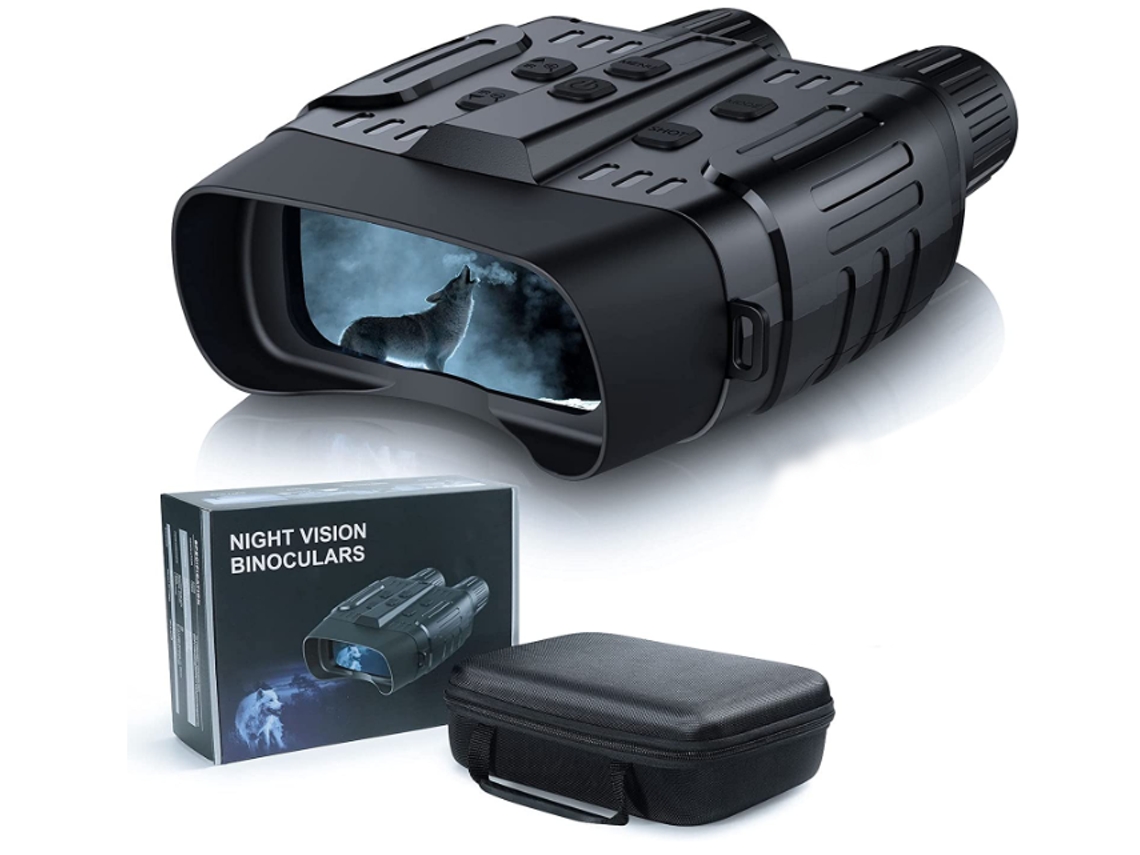 Visão Noturna, Binóculos De Visão Noturna 1280p 300m 4x Digital 7l Óculos De Visão Noturna Infravermelho 850nm, Preto Yizhood
