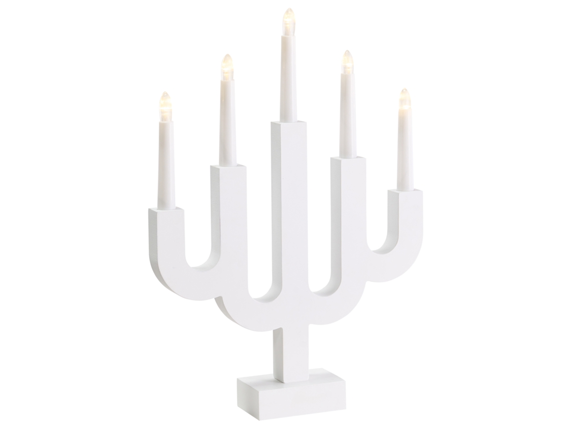 Castiçal De Natal Bjorkan Led Branco Beliani