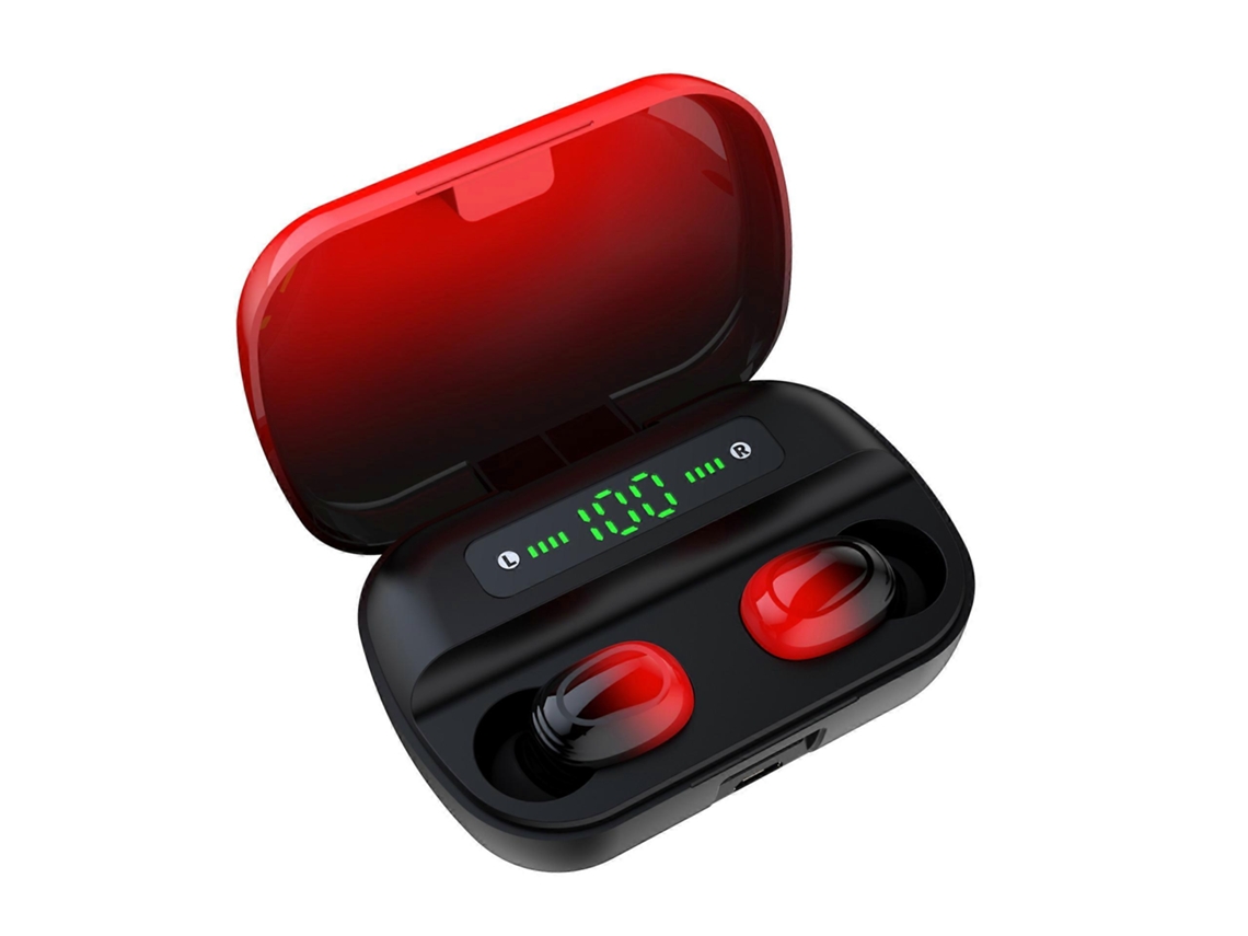 Mini Fones De Ouvido Sem Fio Bluetooth Fones De Ouvido Esportivos Fone De Ouvido Intra Auricular Com Tela Led Ly Ebike