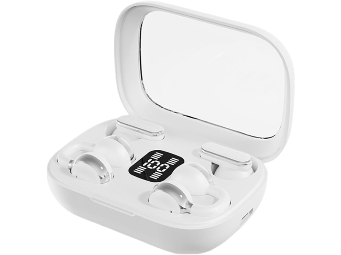 Fones De Ouvido Com Clipe, Cancelamento De Ruído, À Prova D Água, Com Visor De Led E Longa Duração Da Bateria