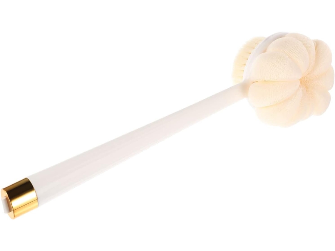 Lurelia Bucha Vegetal De Banho De Cuidado Corporal, Bucha Vegetal, Cabo Longo E Dupla Face, Uso Diário Leve