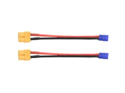 2 Adaptadores De Conector Ec2 Macho Para Xt60 Fêmea Para Baterias Lipo Nimh Nicd Com Estabilidade Alta