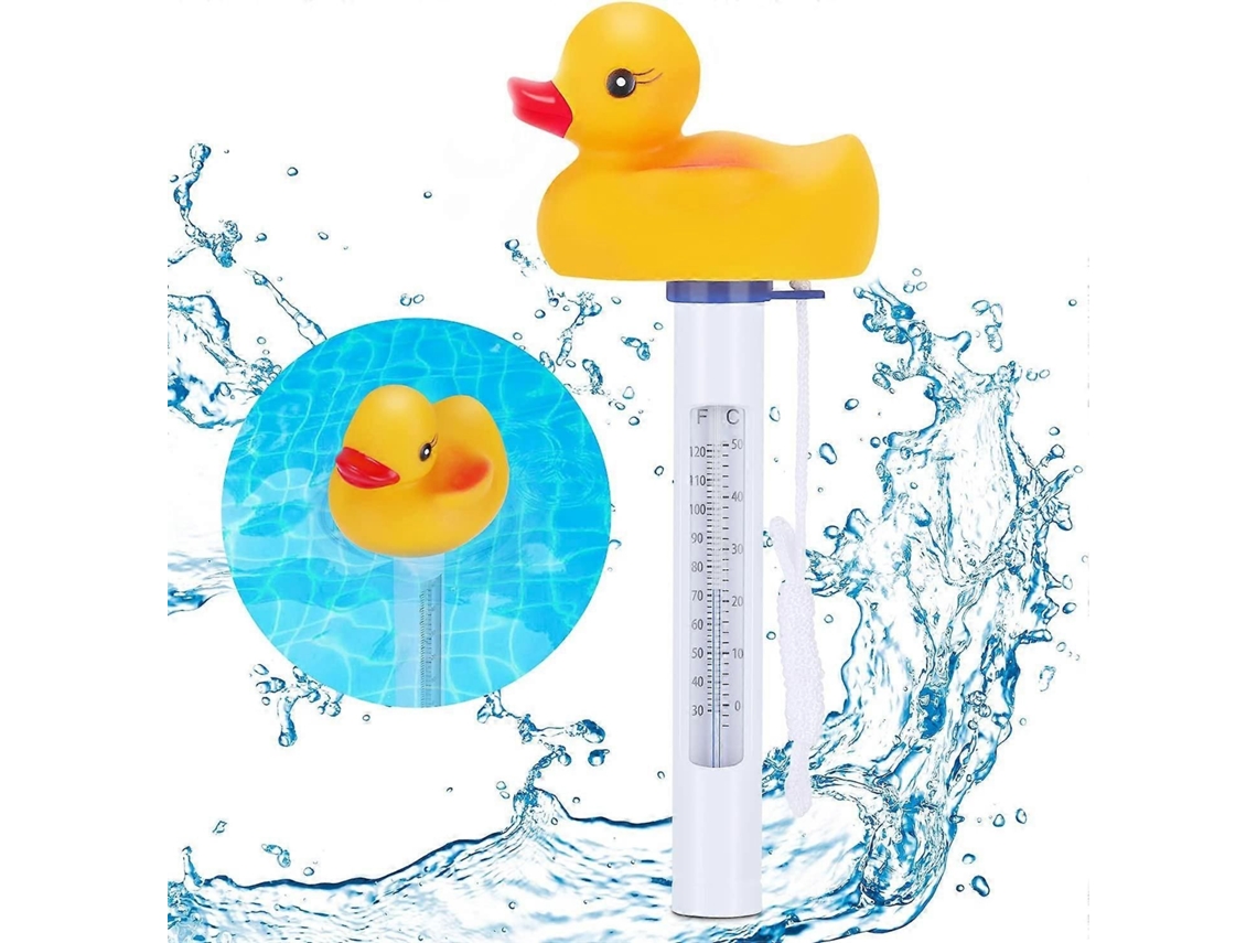 Termômetro Flutuante Para Piscina, Termômetro Para Piscina Em Formato De Pato