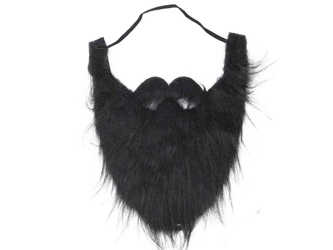 Barba e bigode postiços para fantasias de Halloween