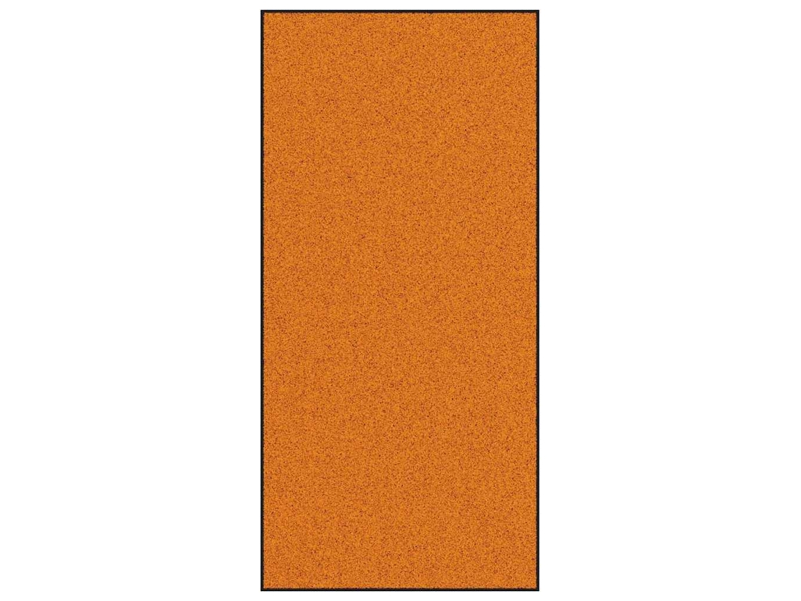 Maison Exclusive - Tapete De Entrada Laranja E Preto 120 X 250 Cm 100% Poliamida