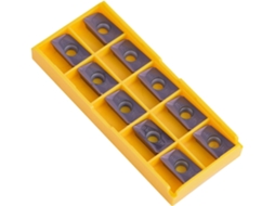 Kit De 10 Peças De Insertos De Metal Duro Para Torno Cnc, Com Estojo, Modelo: 3 Ou 8 16er Ag60, Material: Metal Duro,