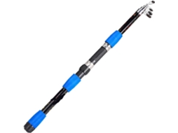 Vara de Pesca Ultraleve Telescópica Fibra Vidro, 1,8 M, Peso da Isca: 3 Unidades 14 G, Água, Doce