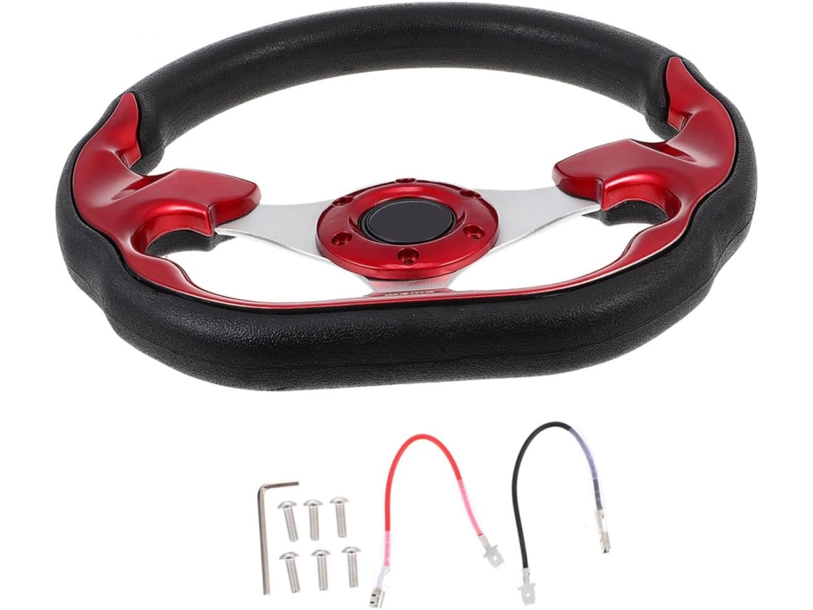 Volante De Corrida Modificado Em Pu, 33 Cm (13 Polegadas), Acessório Para Carro De Drift, Substituição Do Interior.