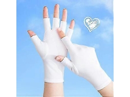 Luva Uv Para Lâmpada De Unhas De Gel, Luvas De Proteção Uv Para Manicure A Ly Ebike