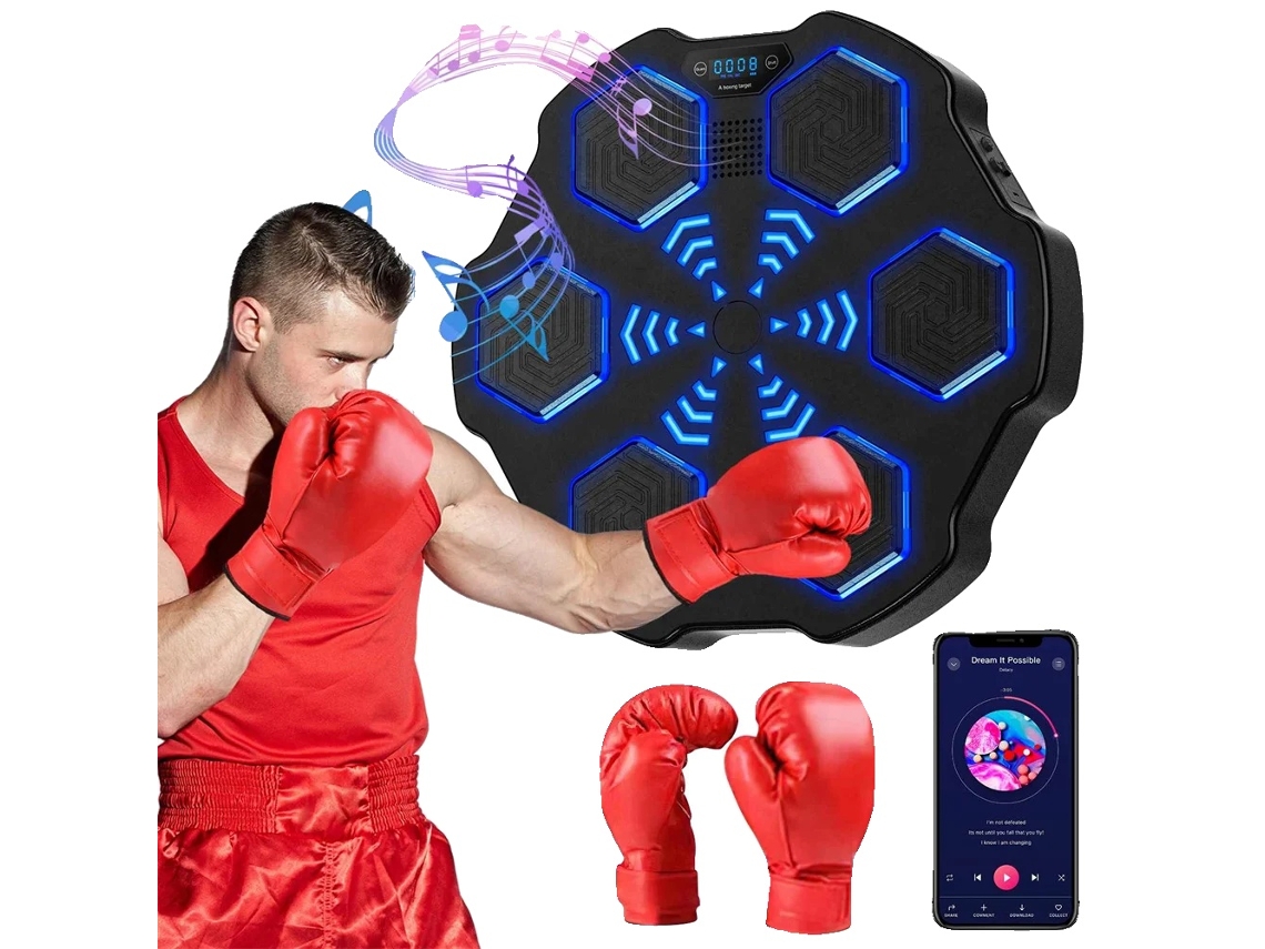 Máquina De Boxe Musical, Sensor Inteligente, Conectividade Bluetooth,com Uso De Adultos E Crianças Oem