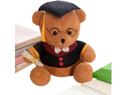 Urso De Pelúcia Com Chapéu Formatura - Brinquedo Macio