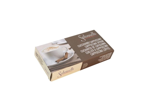 SALVINELLI F100Cari 100 Peças Rimini Modele Cappuccio Conjunto de Colheres Aço Inoxidável 30 X 30 X 30 Cm