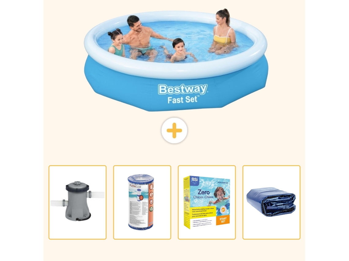 Bestway Piscina Bestway Fast Set Redonda - 305x66 Cm - 5-peças S224