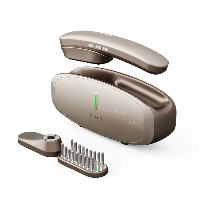 (luxo) Massageador Facial E Capilar 3 Em 1 Para Uso Doméstico: Modelagem Corporal E Cuidados Com O Cabelo