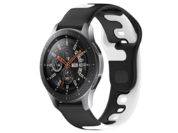 Pulseira De Silicone Bicolor De 22 Mm