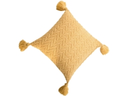 Capa de Almofada com Franjas em Malha Chenille e Poliéster. Estilo Nórdico, Sem Enchimento. Ideal CHABERLU