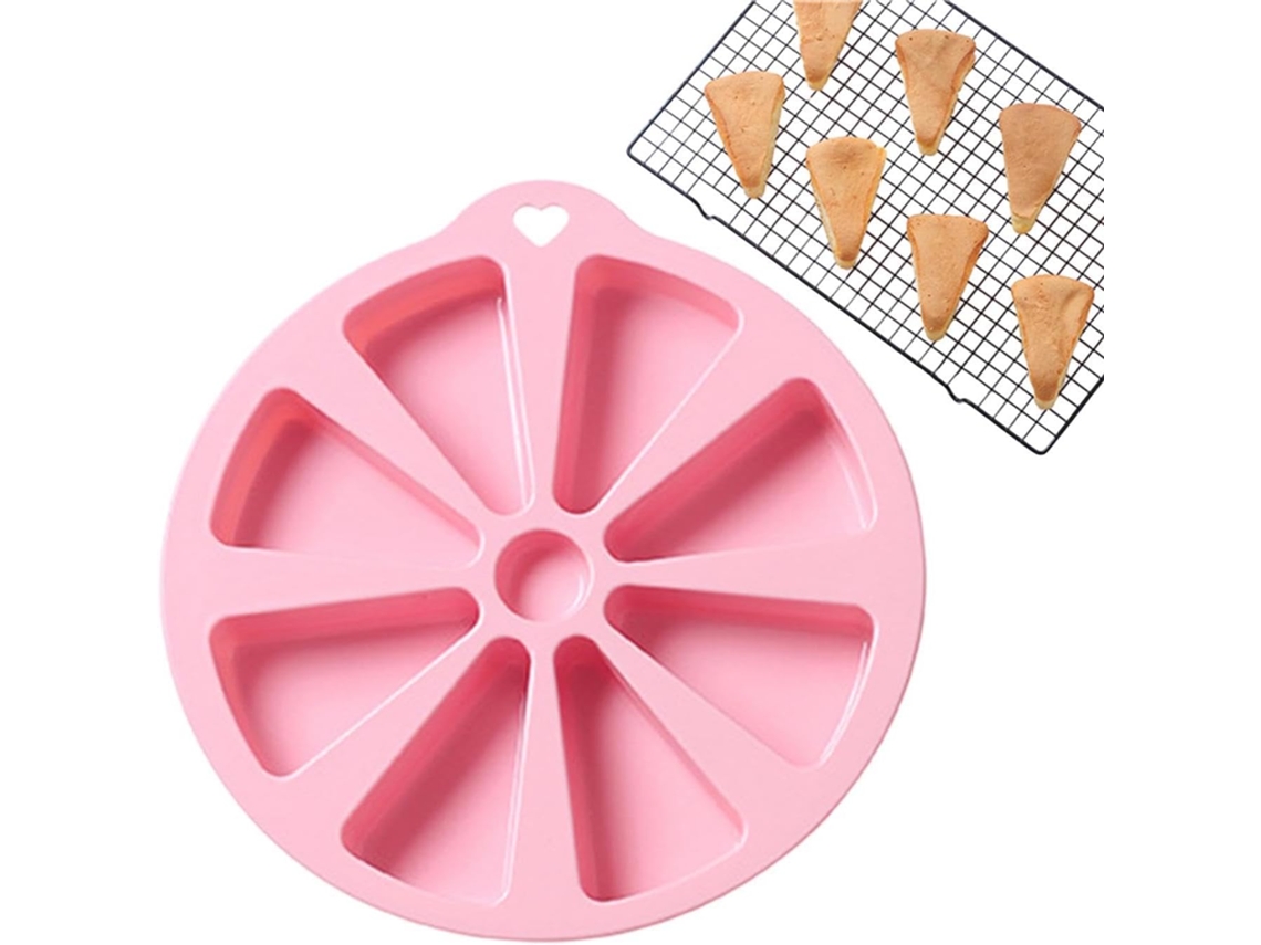 Molde Triangular De Silicone Com 8 Cavidades