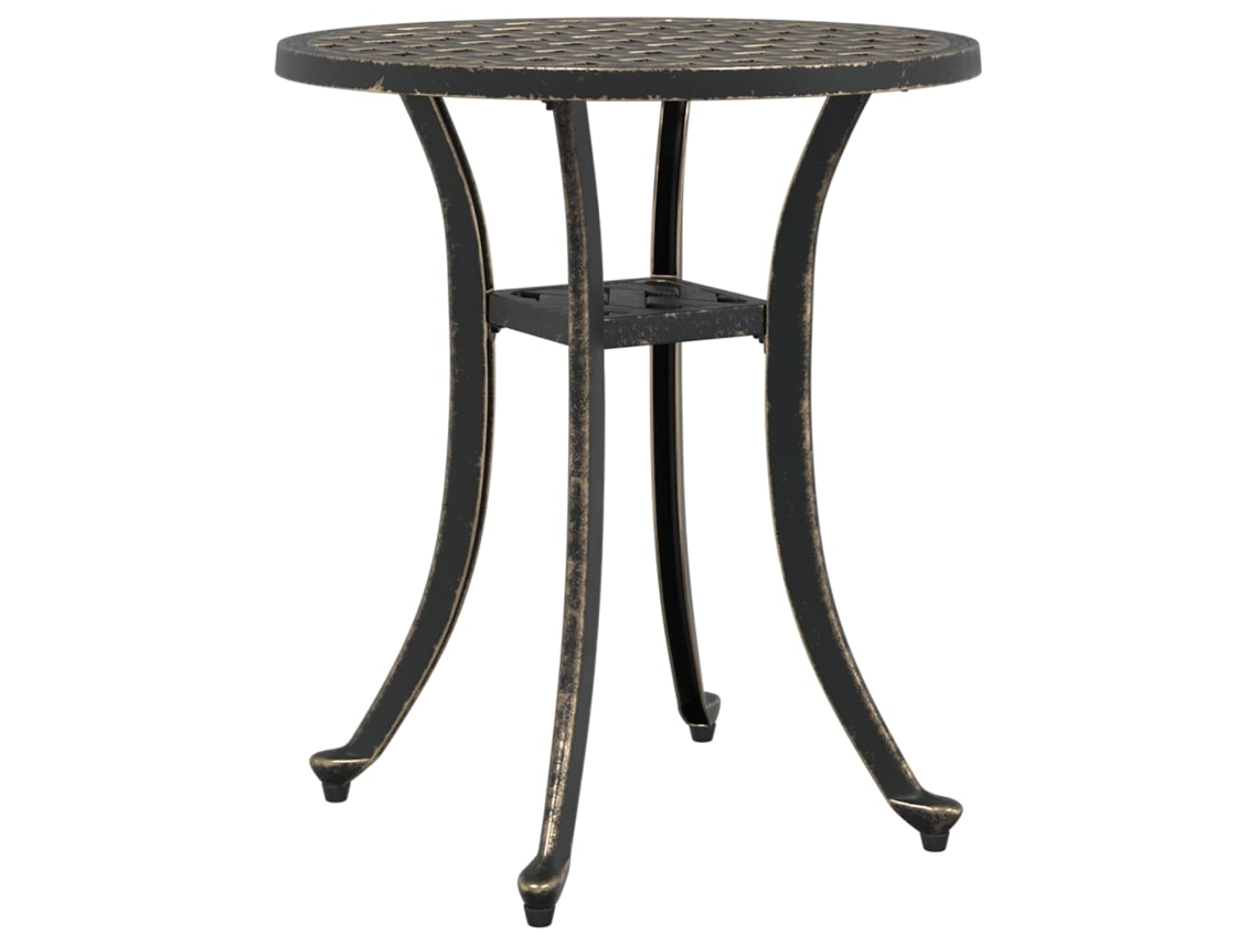Maison Exclusive - Mesa De Jardim Ø48x53 Cm Alumínio Fundido Bronze