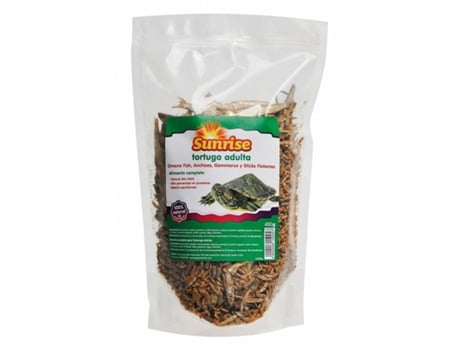 SUNRISE Tortuga Adulta Omena Anchoas Gammarus Sticks 450 Gr