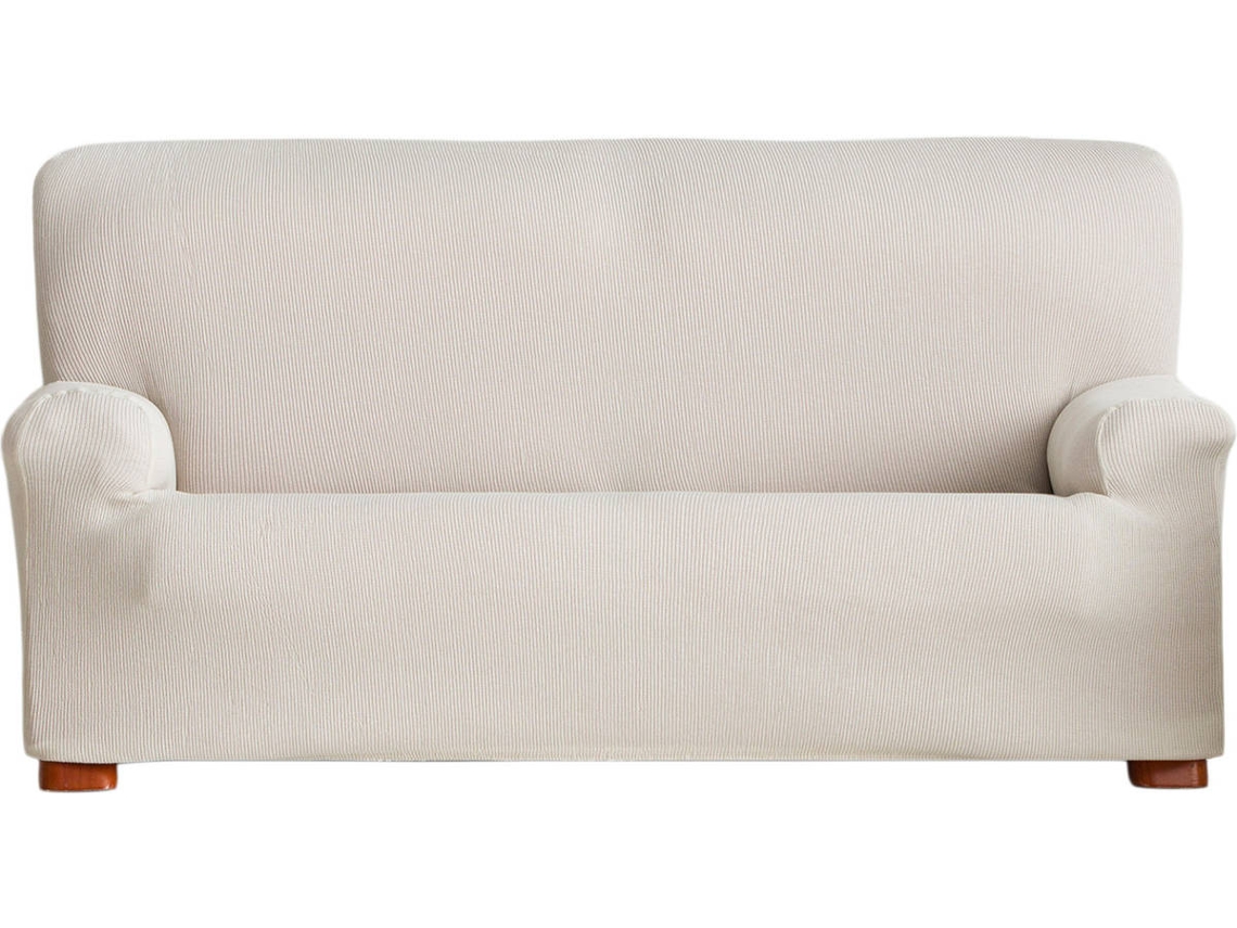 Capa de Sofá Tecido Elástico TODOPARAMICASA Ulises Branco (4 Lugares - 240 cm)