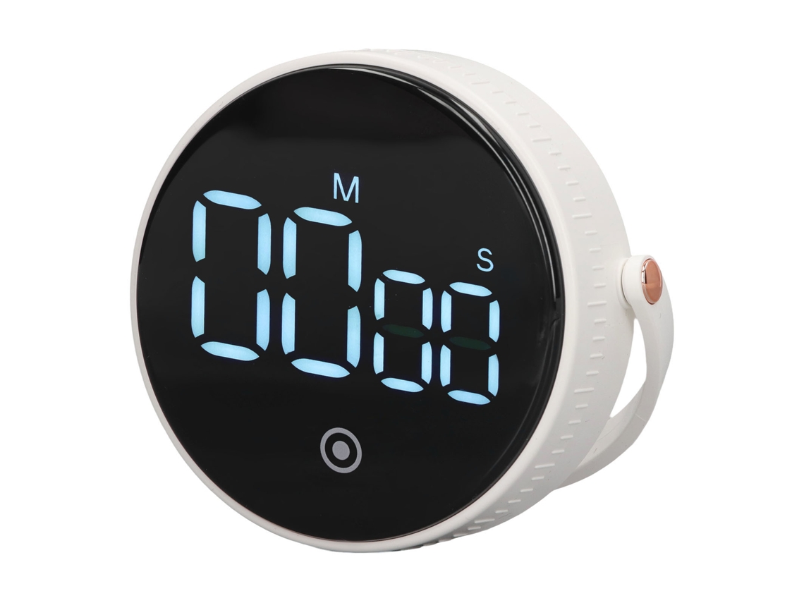Temporizador de Cozinha Digital com Magnete e Volume Ajustável