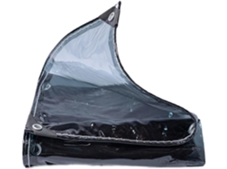Clear Pvc Tarp Tarps 1x2m, Heavy Duty Tarpaulin With Grommets, Waterproof Tarp Cover, Foldable Plastic Tarpaulin