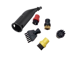 Ad-limpador de vapor fenda bocal escova sprinkler bocal cabeça escova plana para karcher sc1/sc2/sc3/sc4/sc5 escova de limpeza a vapor
