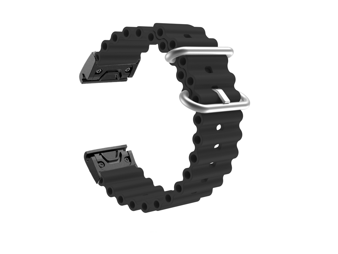 Bracelete para Garmin Instinct 2S Ocean Preto
