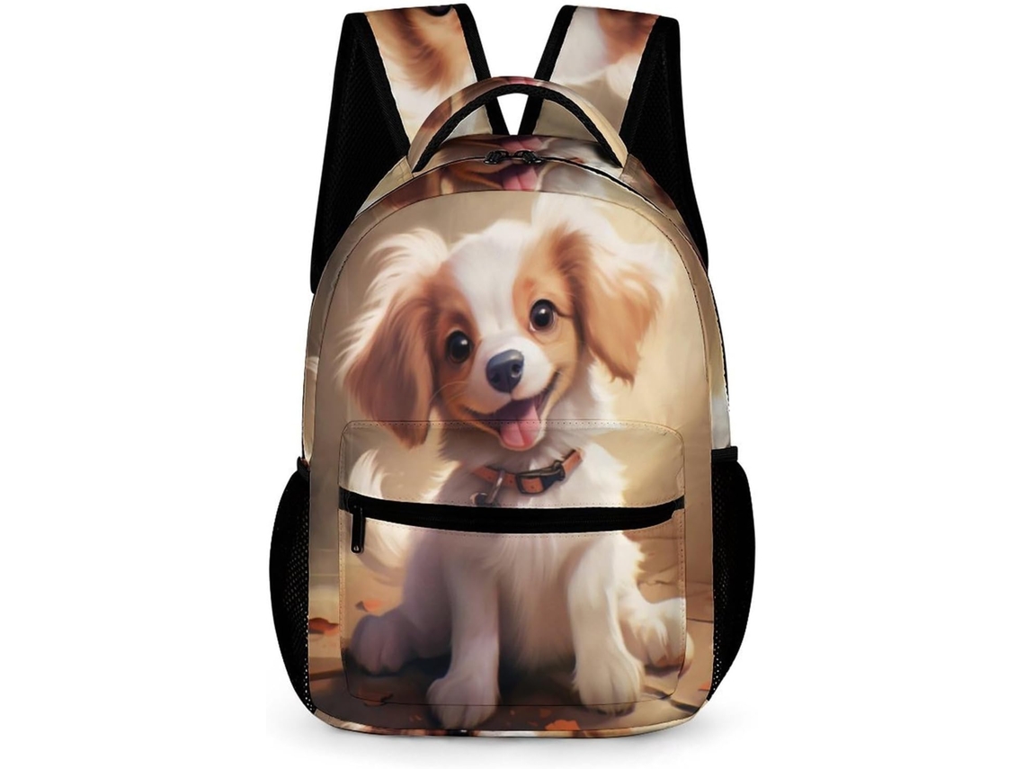 Mochila Escolar Com Estampa De Cão Pastor Para Meninas, Cachorro O Ensino Fundamental (4º E 5º