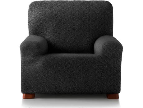 Capa Multielástica de Poltrona  Spongy (55% Poliéster - 35% Algodão - 10% Elástomero - 70-130cm - Cinzento escuro)