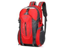 Mochila De Caminhada 40l Impermeável E Leve Para Trilhas, Trekking E Viagens, Na Cor Laranja