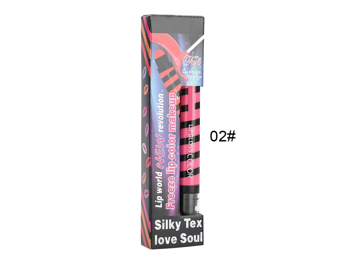 Labial Líquido Mate Kaqiya Brillo Labial Impermeable De Larga Duración 8ml (02)