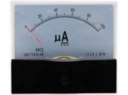 Amperímetro Analógico Dc 44c2 Μa 50ua 100ua 200ua 300ua 500ua De