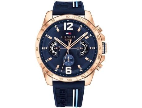 Relógio Masculino Tommy Hilfiger 1791474 Quartzo Silicone Resistência À Água 5 Atm Autrement