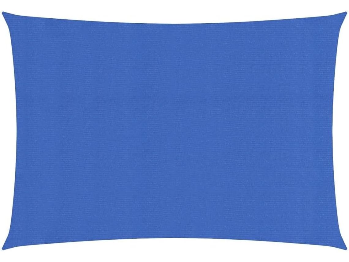 Vela De Sombra Azul Para Pátio, Terraço Com Proteção Uv Impermeável