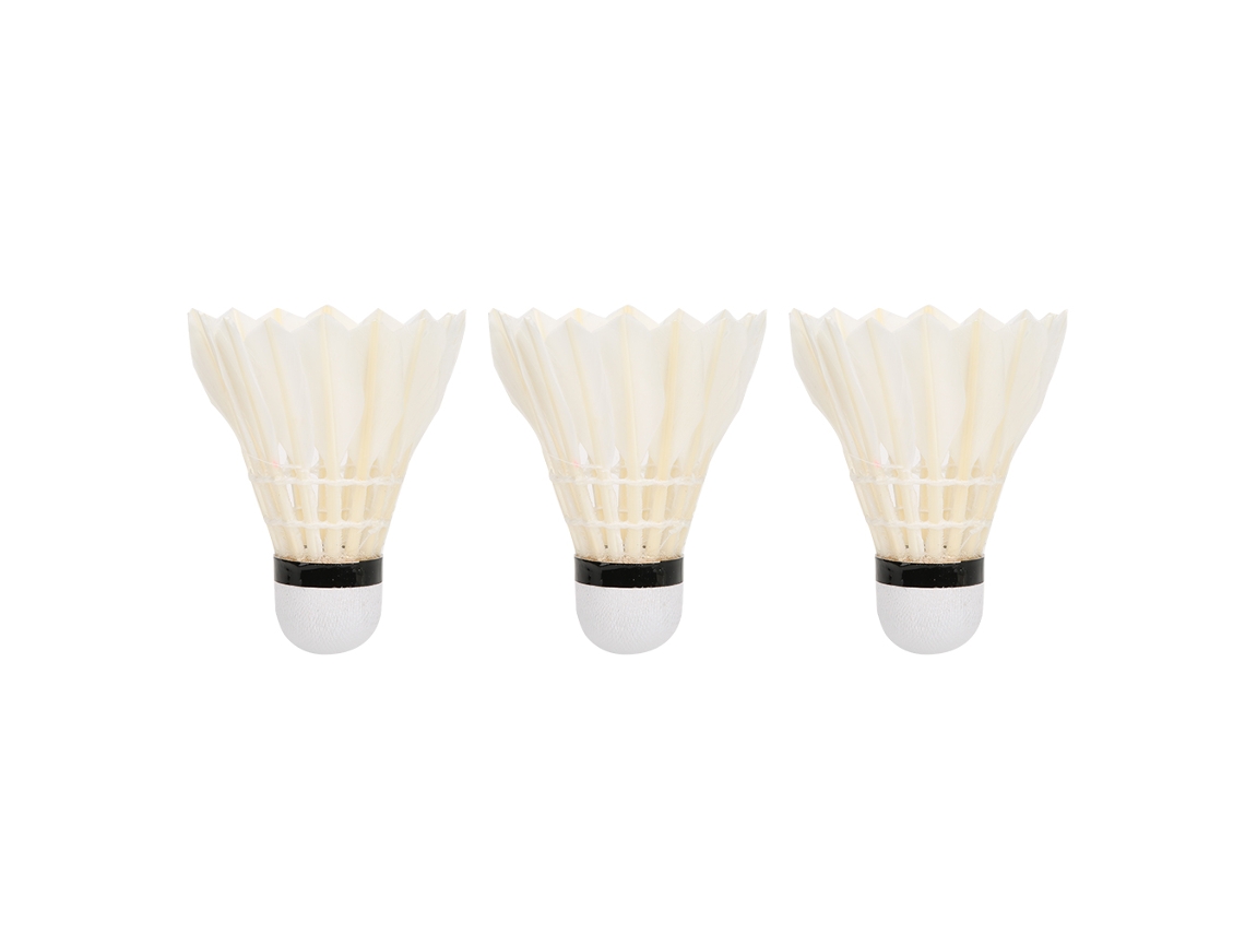 2026altiro-3pcs Plumas De Pato Shuttlecocks Badminton Entrenamiento Anti-viento Para Deportes Al Aire Libre (blanco)