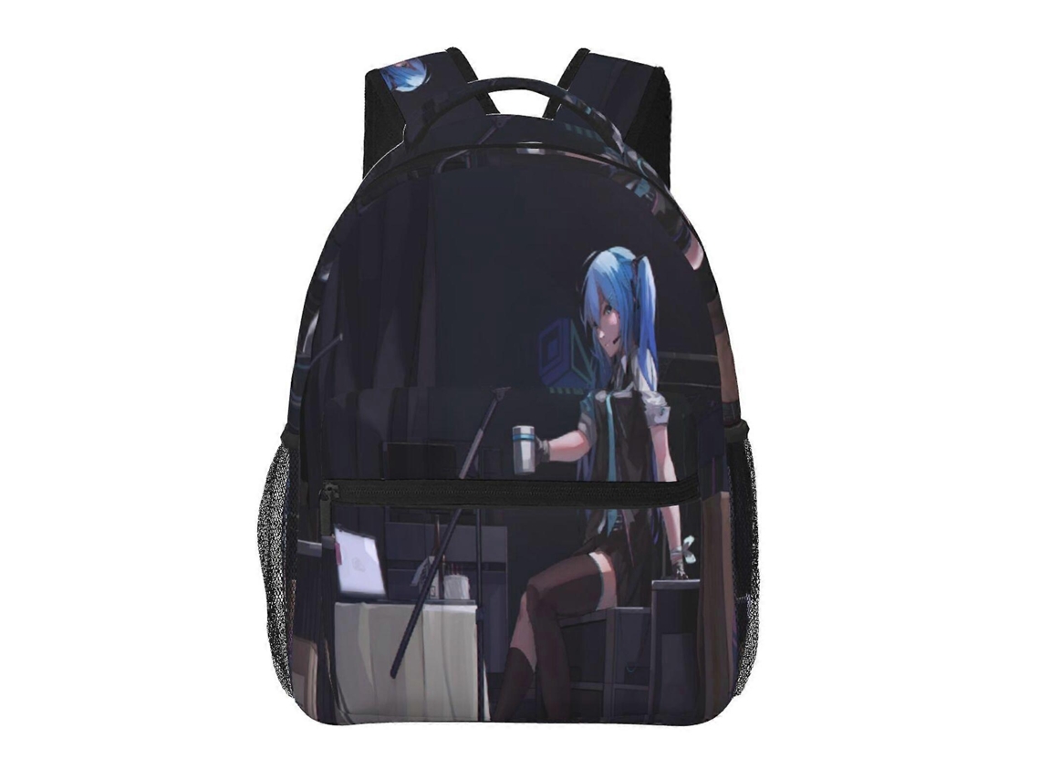 Mochila Hatsune Miku H66 Para Escola E Trabalho, Leve E Impermeável, Mochila Estilosa Para Estudantes E Adultos J66
