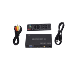 Reprodutor de Mídia 4k Hd LAXISCREED com Controle Remoto