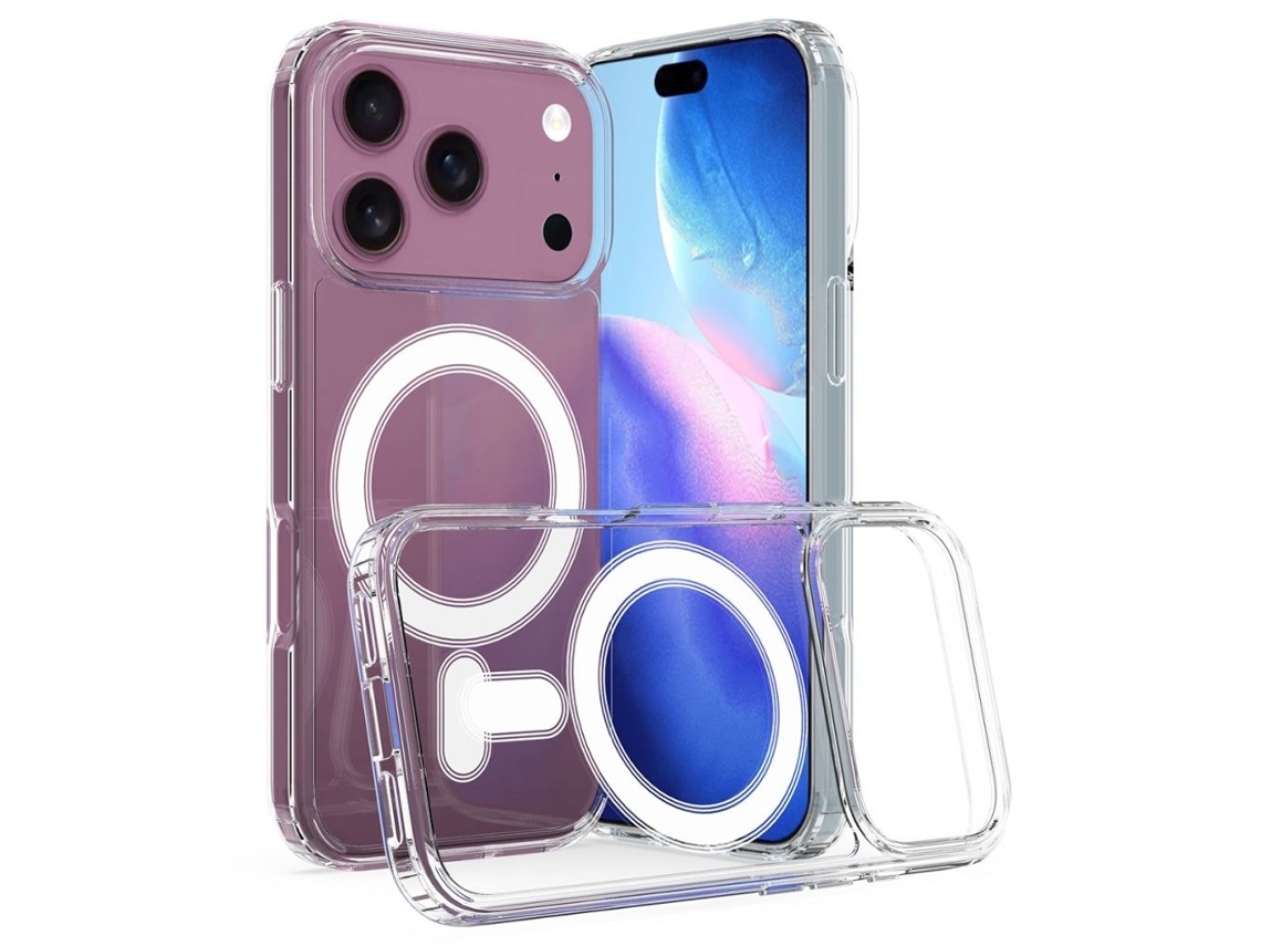 Capa Transparente Para Iphone 17 Pro – Compatível Com Magsafe