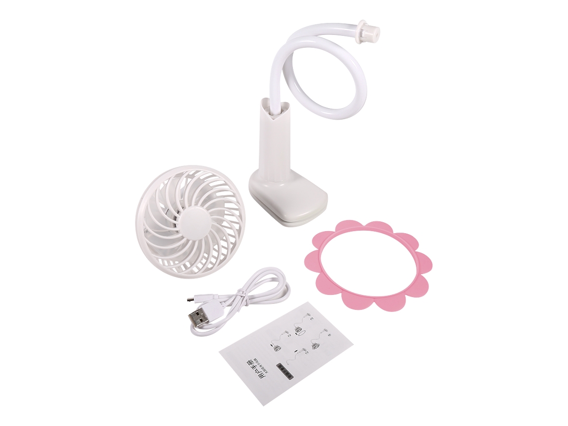 Laxiscreed Ventilador Portátil De Mesa, Mini E Recarregável Por Usb Para Refrigeração Efetiva