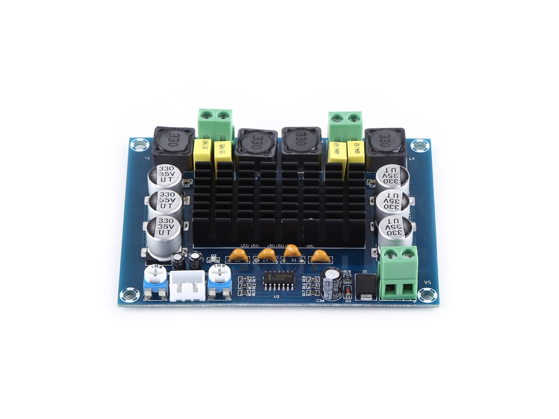 Laxiscreed Amplificador De Áudio Digital De Alta Potência Com Duplo Canal Para Sistema Home Theater